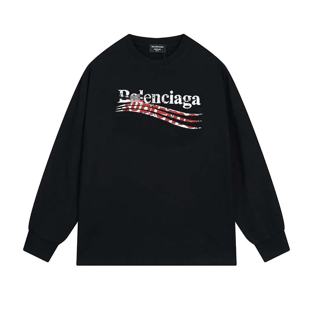 Balenciaga Distressed Graffiti Heavyweight Sweatshirt — QC