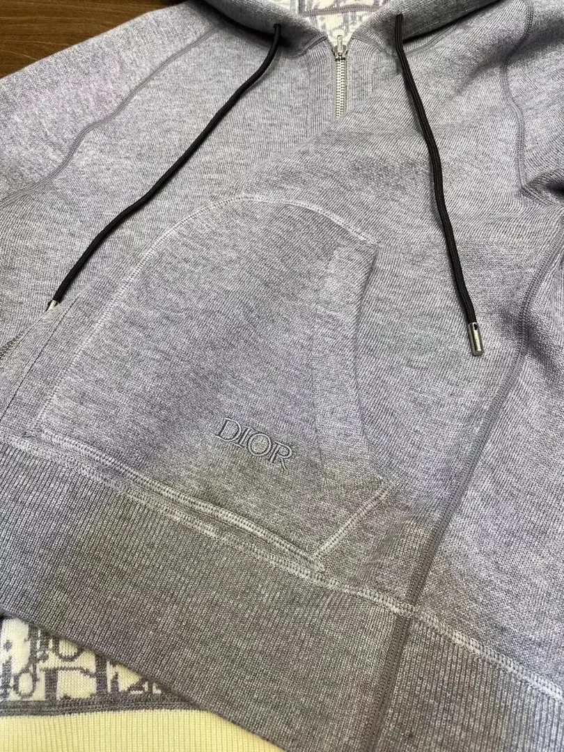 Reversible Hooded Zip Cardigan — Photo 4