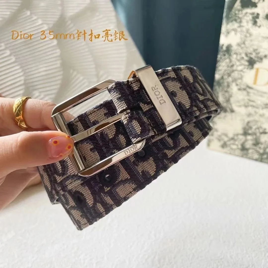 Dior Leather Letter Belt — Photo 6