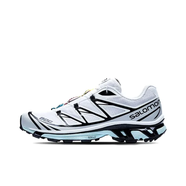 Salomon XT-6 Grey Lace-Up Sneakers — QC