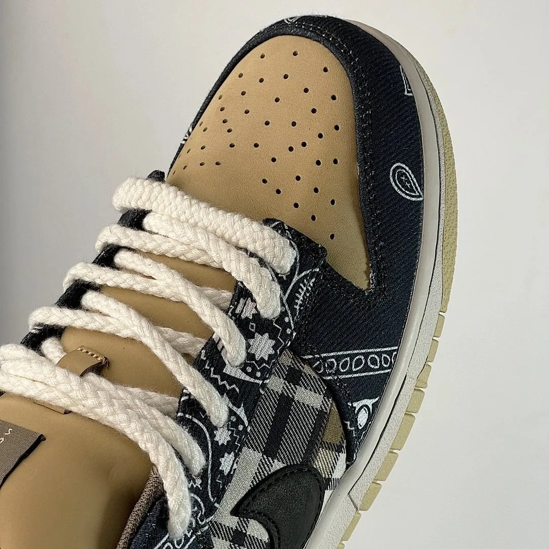 Nike SB Dunk Low Jack Boys Paisley Collab Sneakers — QC