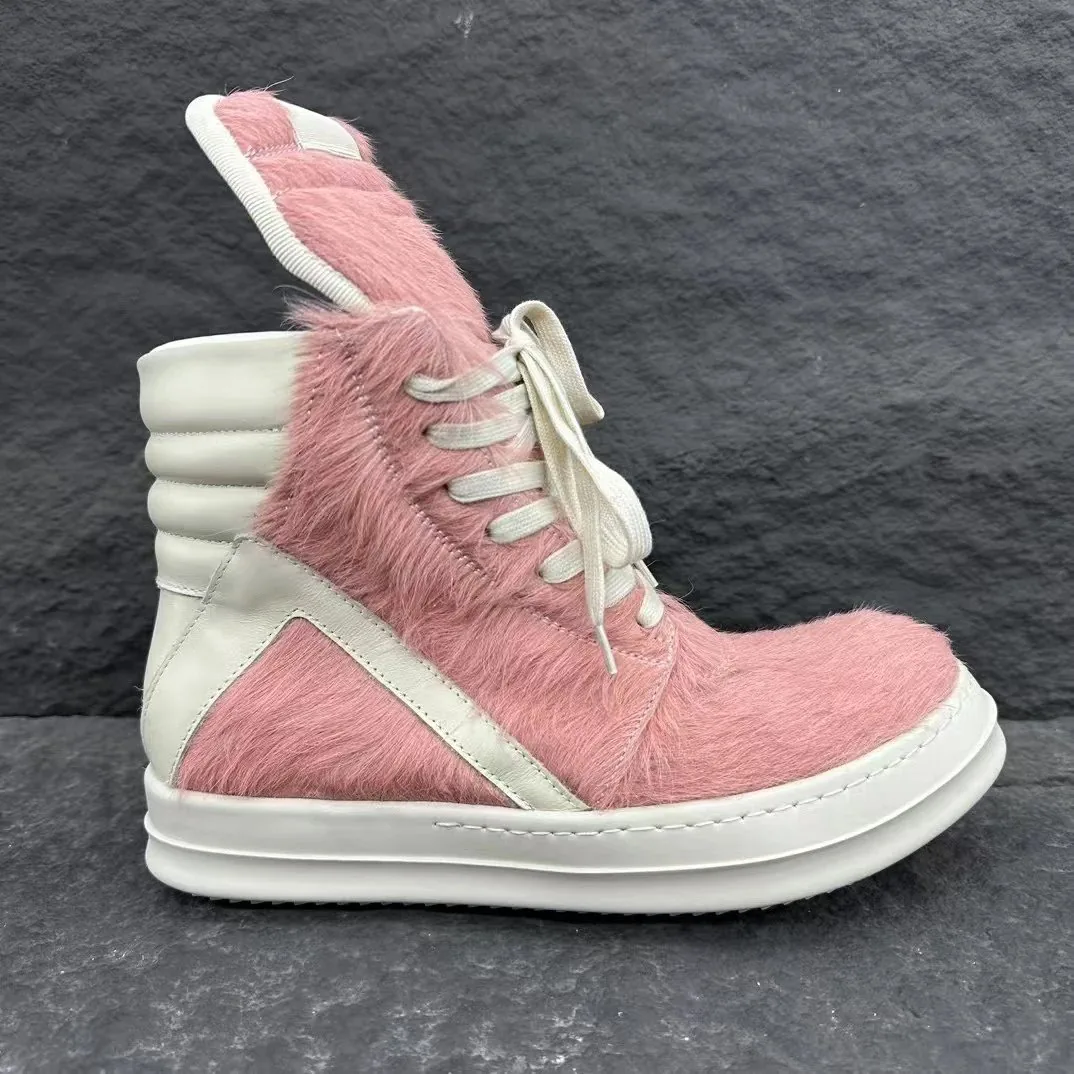 Rick Owens Ramones High-Top Fabled Pony — Photo 9