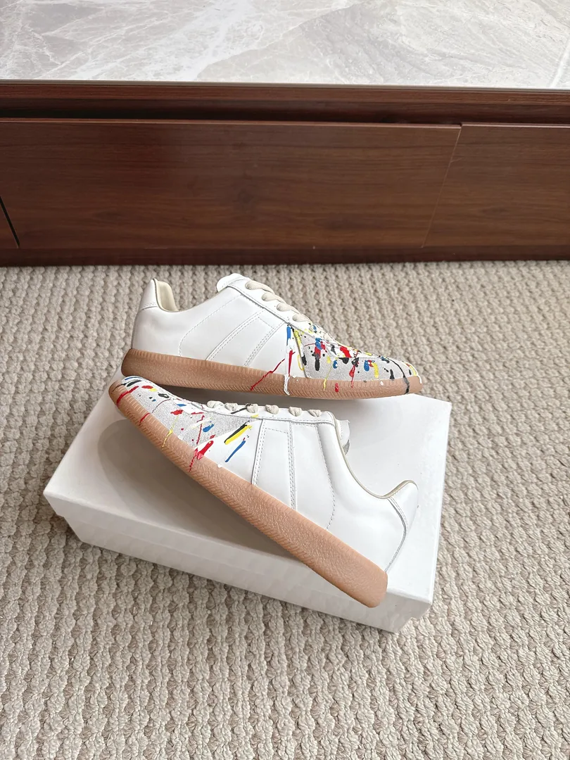 Maison Margiela Replica Black Basic Trainers — photo 8