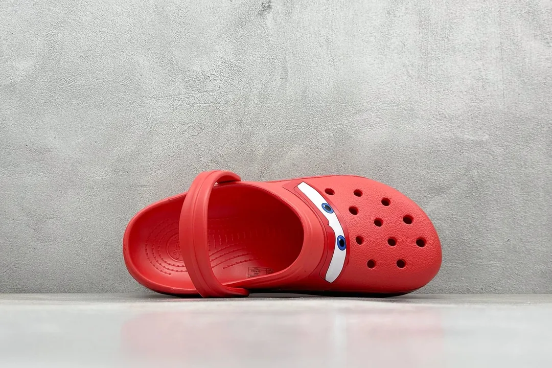Crocs Classic Clog Off-White Pink Racing Sneakers — photo 4