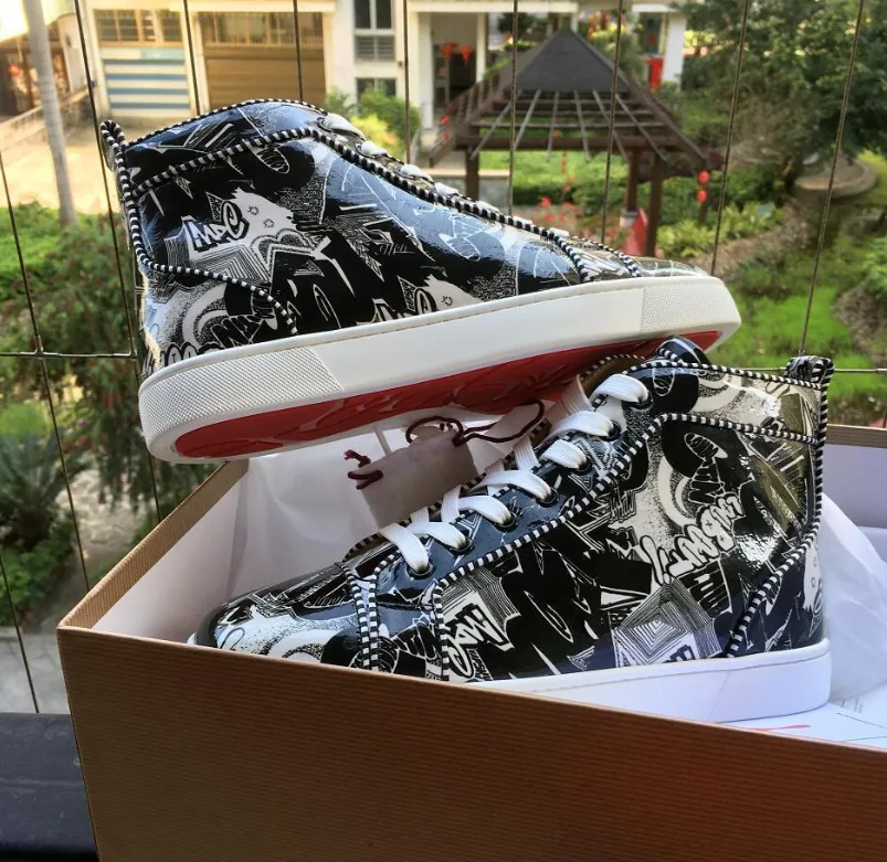 Christian Louboutin Louis High-Top Black High-Tops — Photo 2