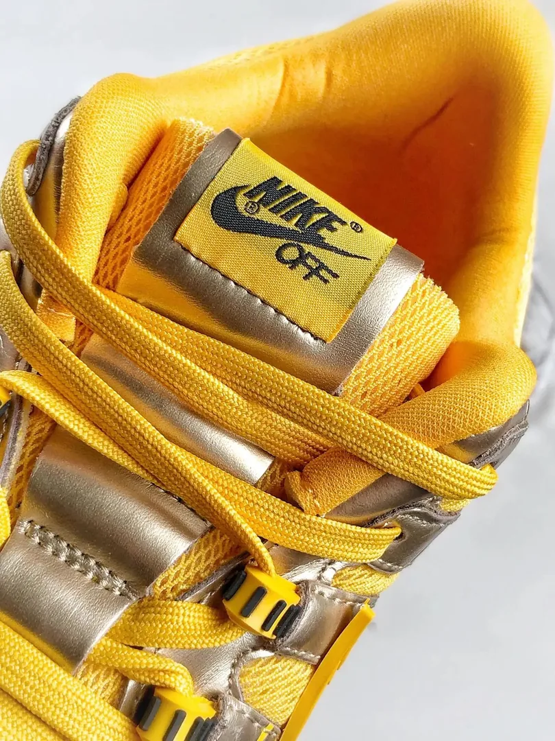 Nike Rubber Dunk (Off-White) Beige Sole Low-Top Sneakers — Photo 15