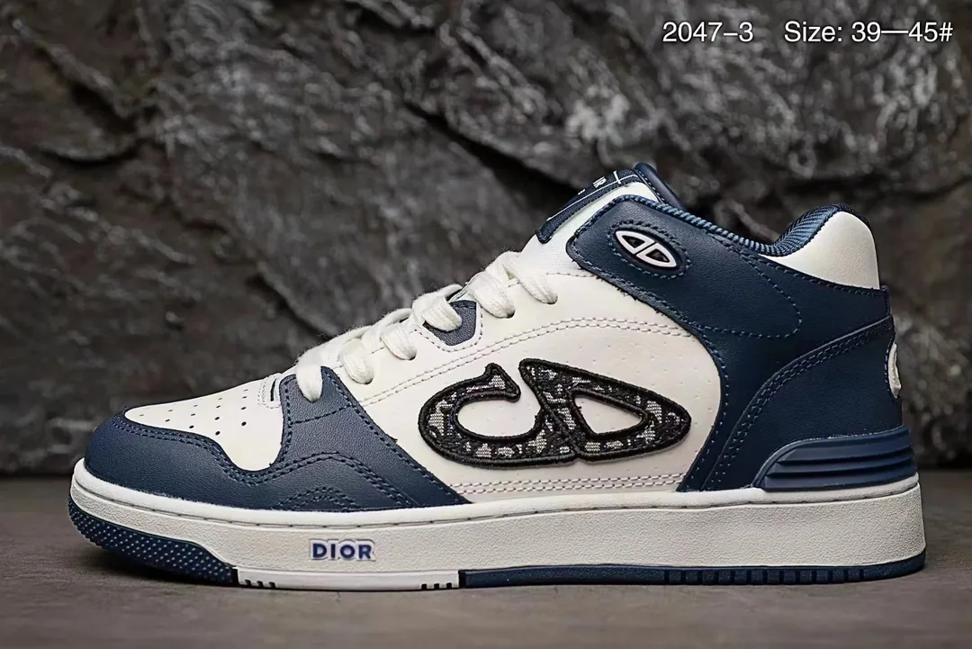 Dior B57 Navy White Sneakers — photo 10