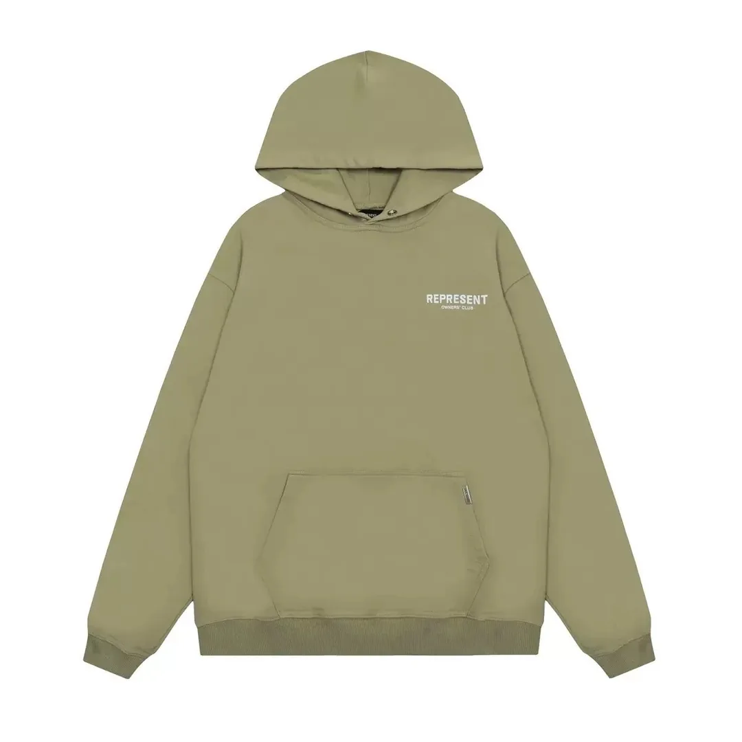 Represent Logo Print Hooded Hoodie — Photo 13