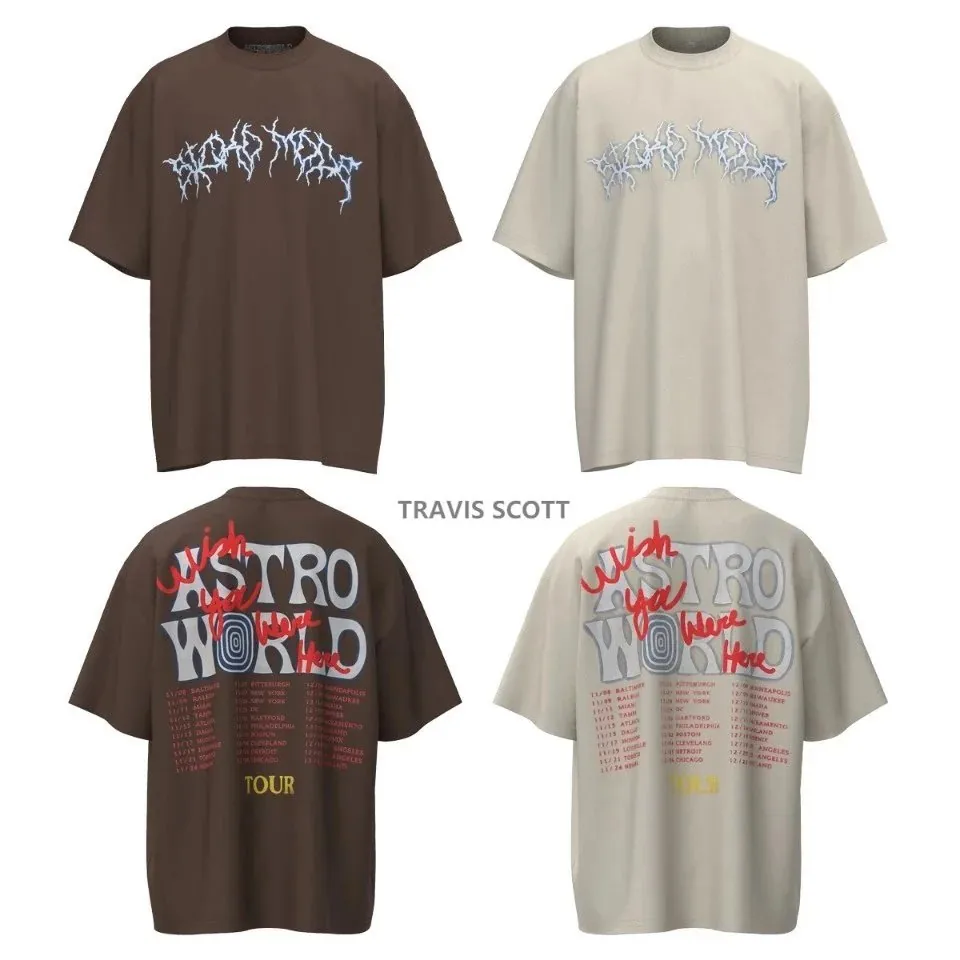 Travis Scott Print T-Shirt