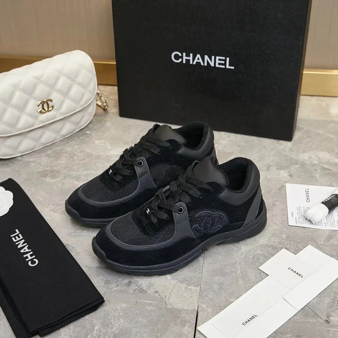 Chanel CC Sneakers Black Flats — photo 5