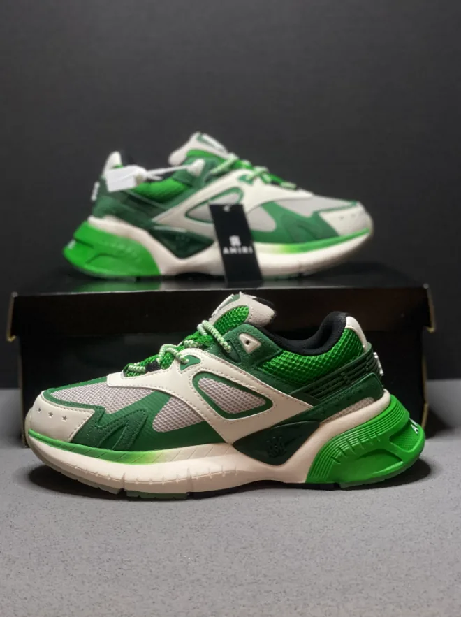 New Balance NB 9060 White Grey Lace-Up Trainers — Photo 6