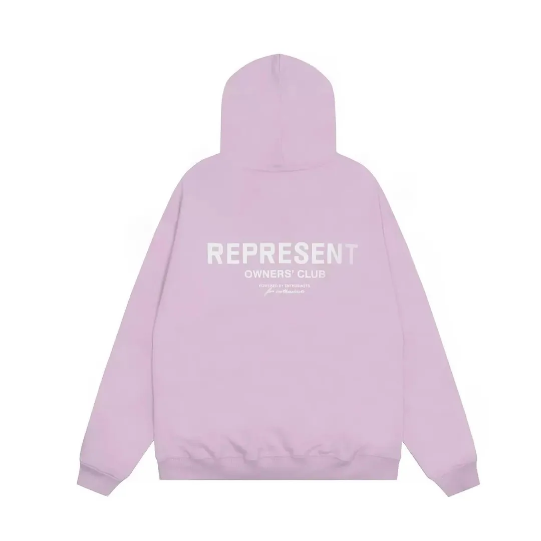 Represent Logo Print Hooded Hoodie — Photo 8