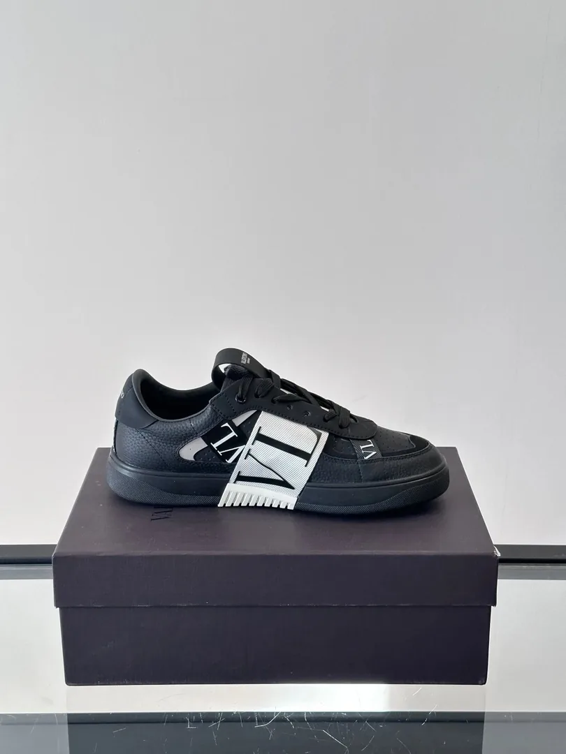 Valentino VL7N Grey Leather Loafers — Photo 6