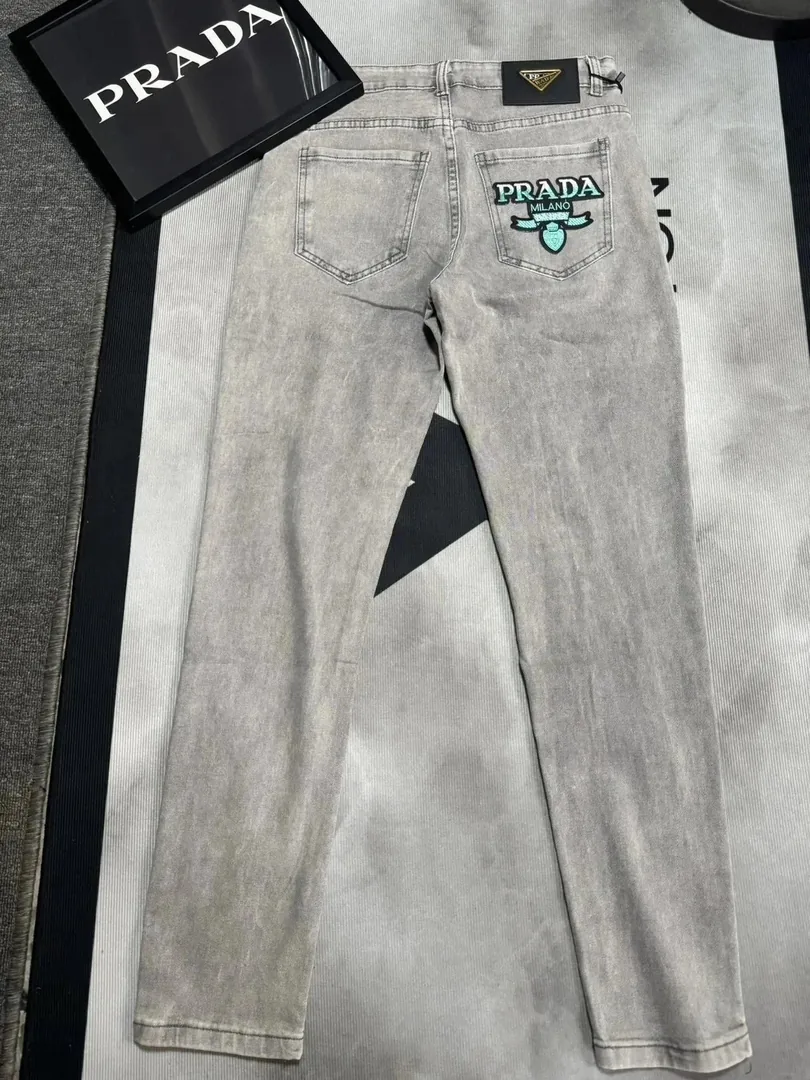 Prada White Straight Leg Jeans — QC