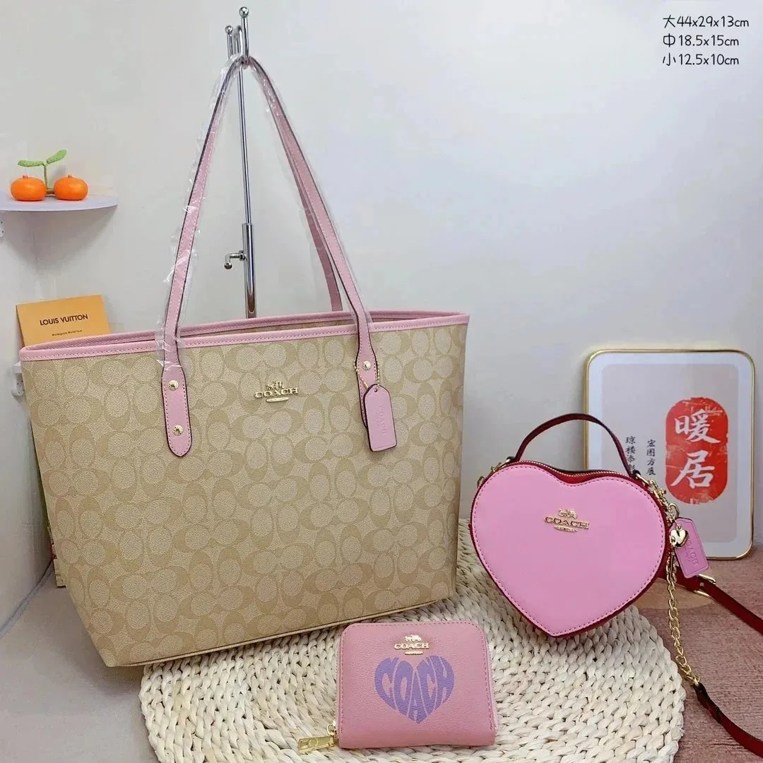 Fendi FF Zucca Boston Bag Wallet Set — QC