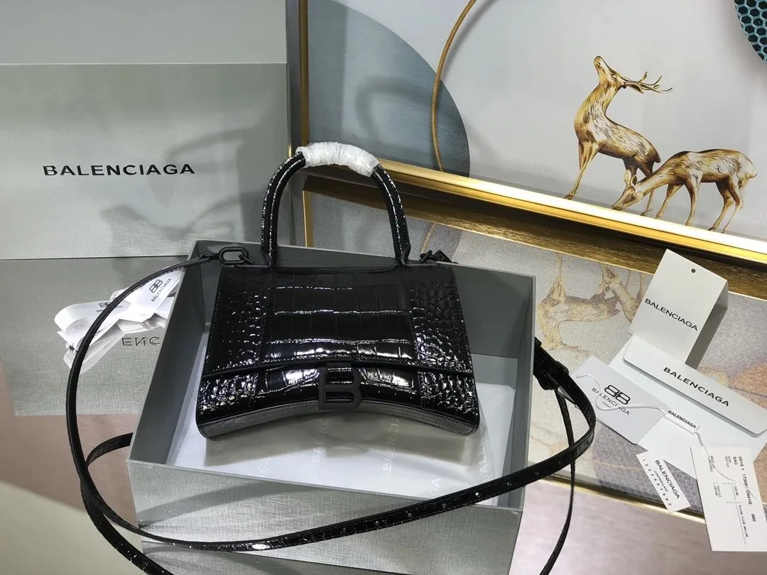 Balenciaga Hourglass Leather Bag — QC