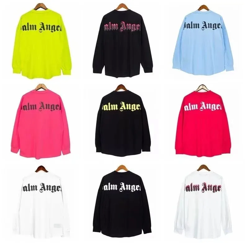 Palm Angels Letter Print Long-Sleeve Tee