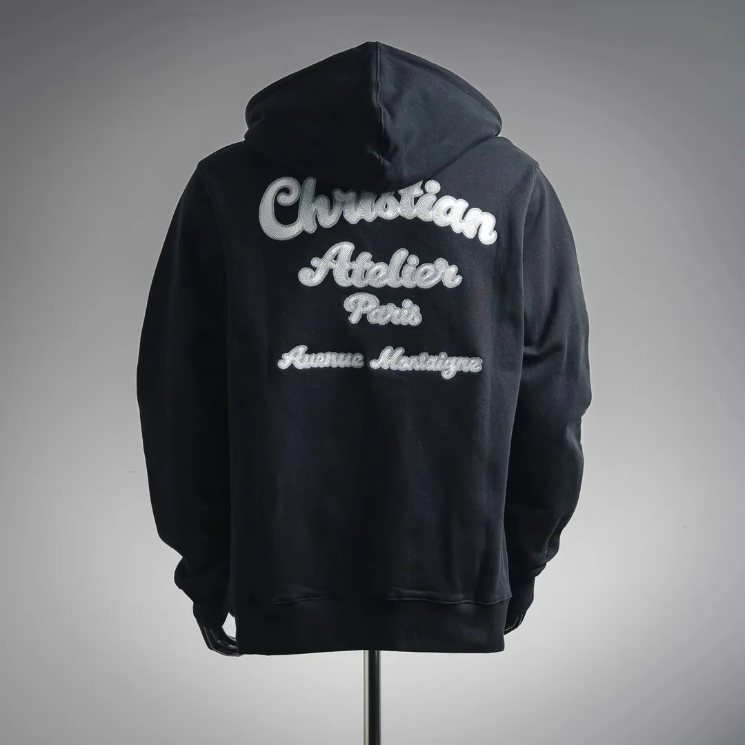 Signature Script Embroidered Hoodie — photo 8