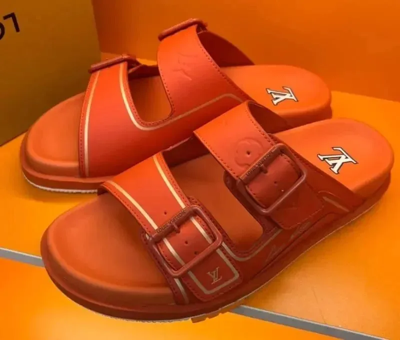 Louis Vuitton Monogram Two Strap Slides — QC