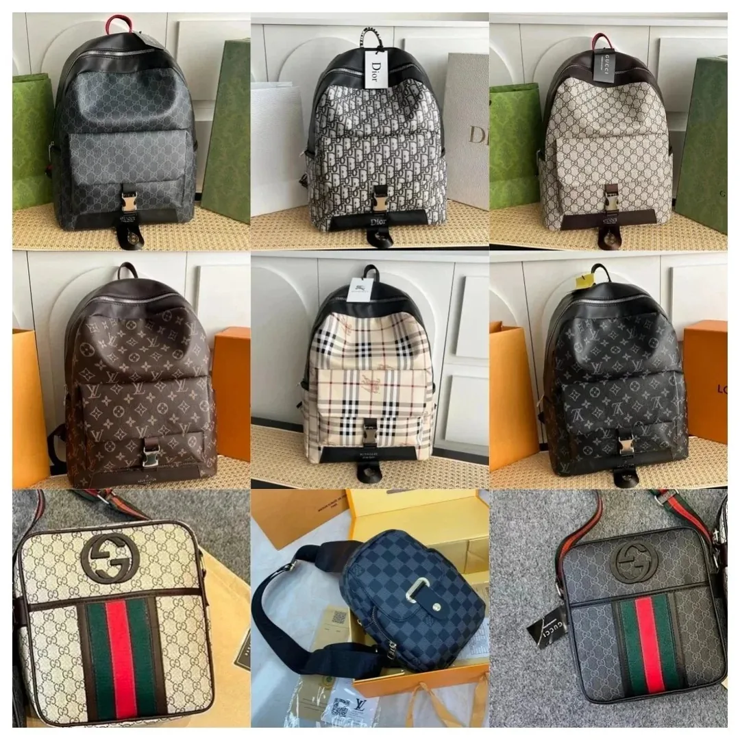 Gucci GG Supreme Backpack and Messenger Collection