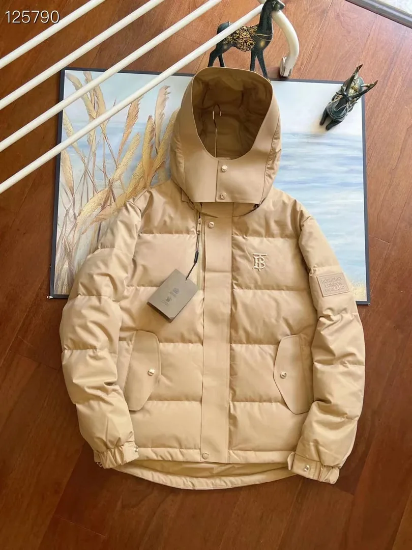 Plaid Hooded Down Jacket — photo 10