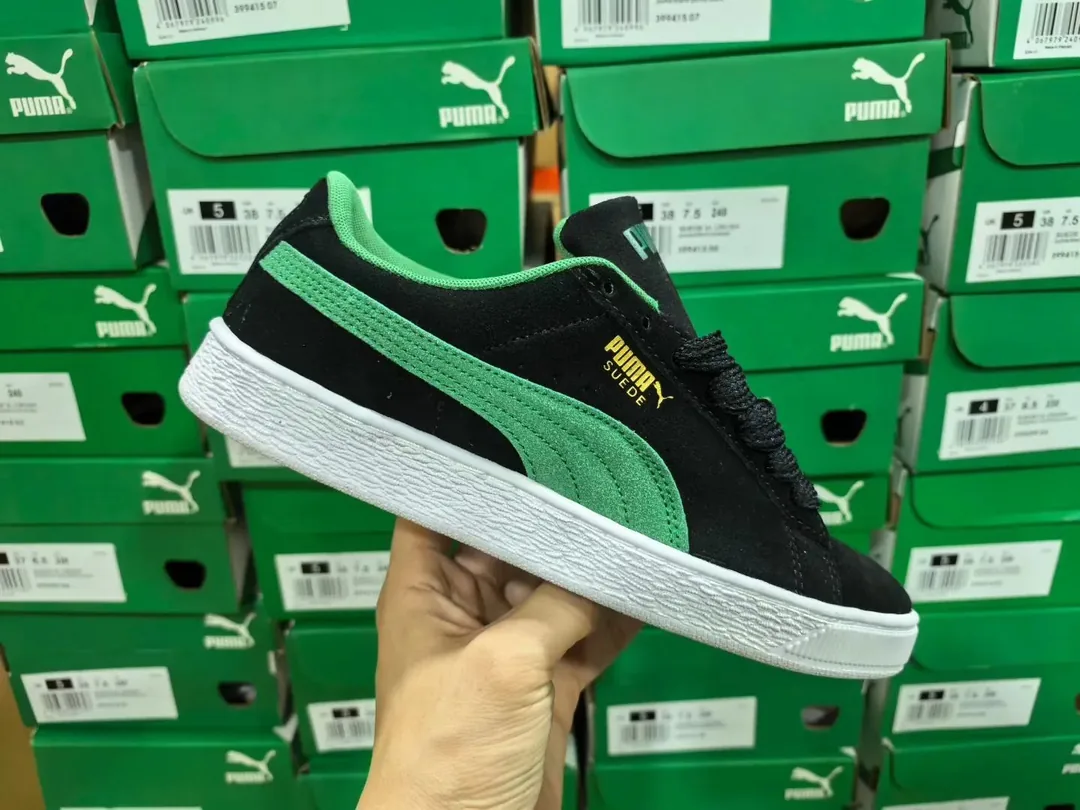 Puma Suede Classic Closed-Toe Leather Shoes — Photo 3