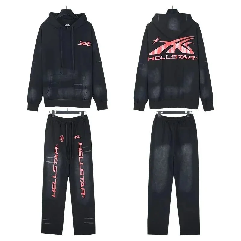 Cotton Hooded Hoodie And Pants Set — Photo 13