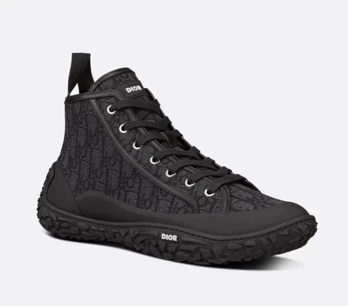 Dior Brown B-28 High-Top Sneakers