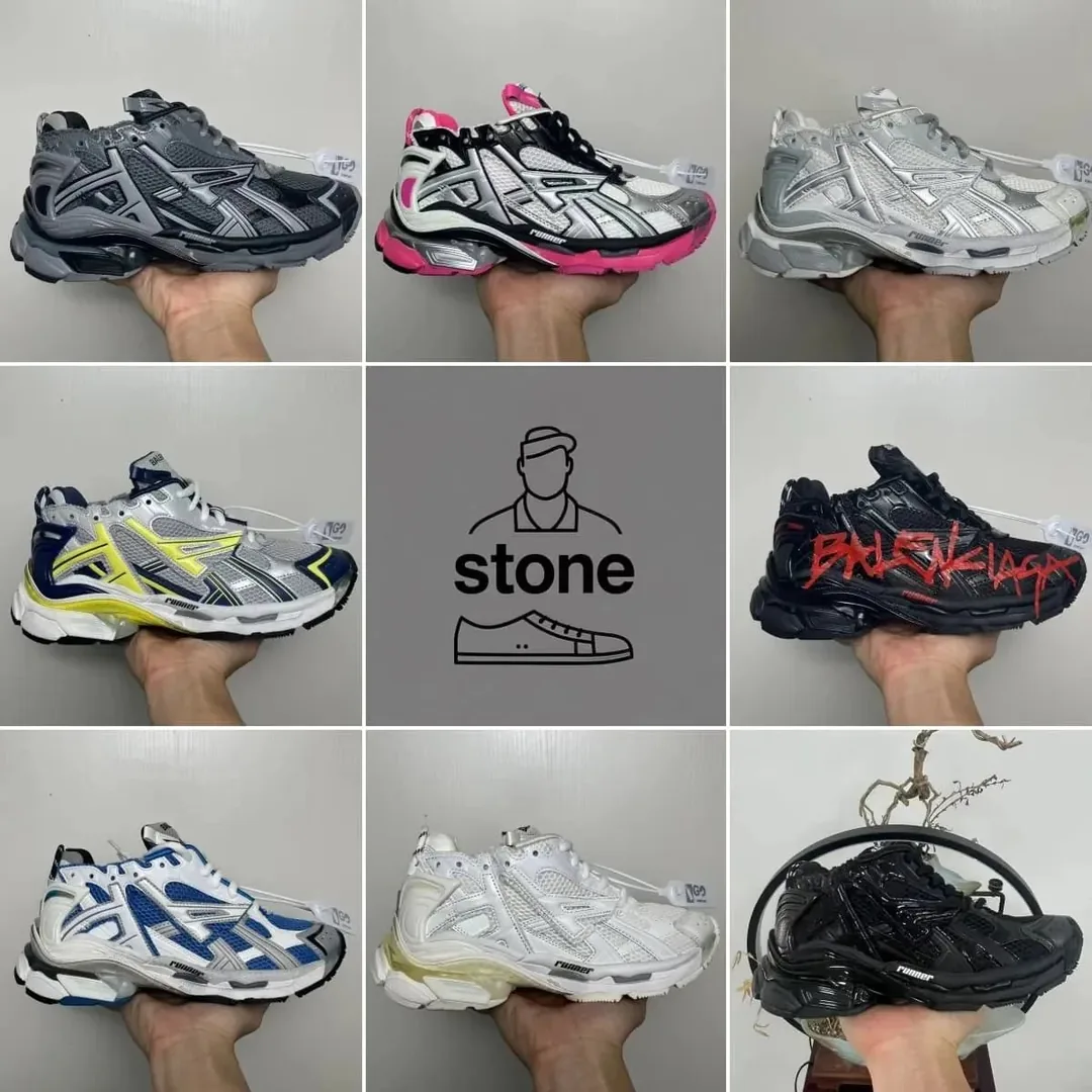 Balenciaga Track Runner White Trainers
