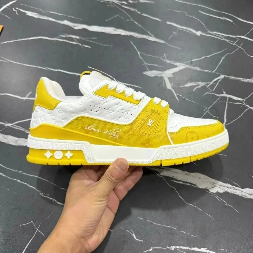 Louis Vuitton LV Trainer White Custom Trainers — Photo 10