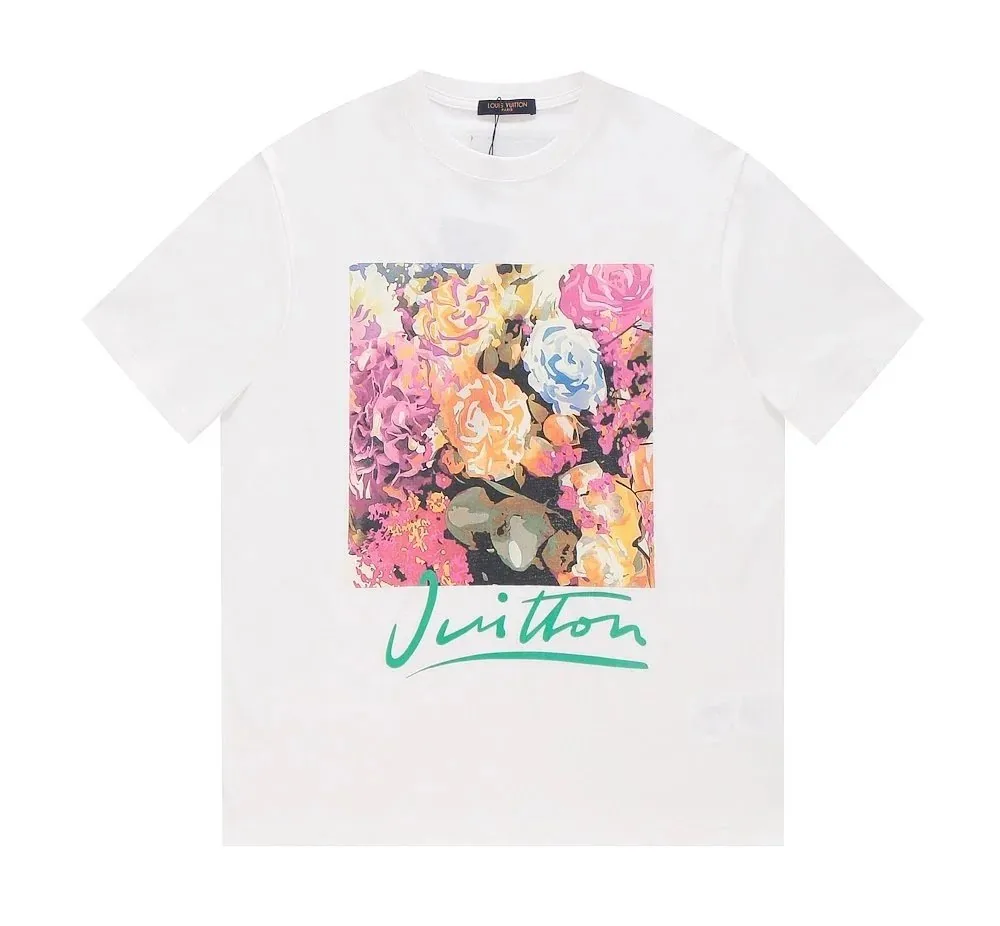 Louis Vuitton Floral Photo Print T-Shirt