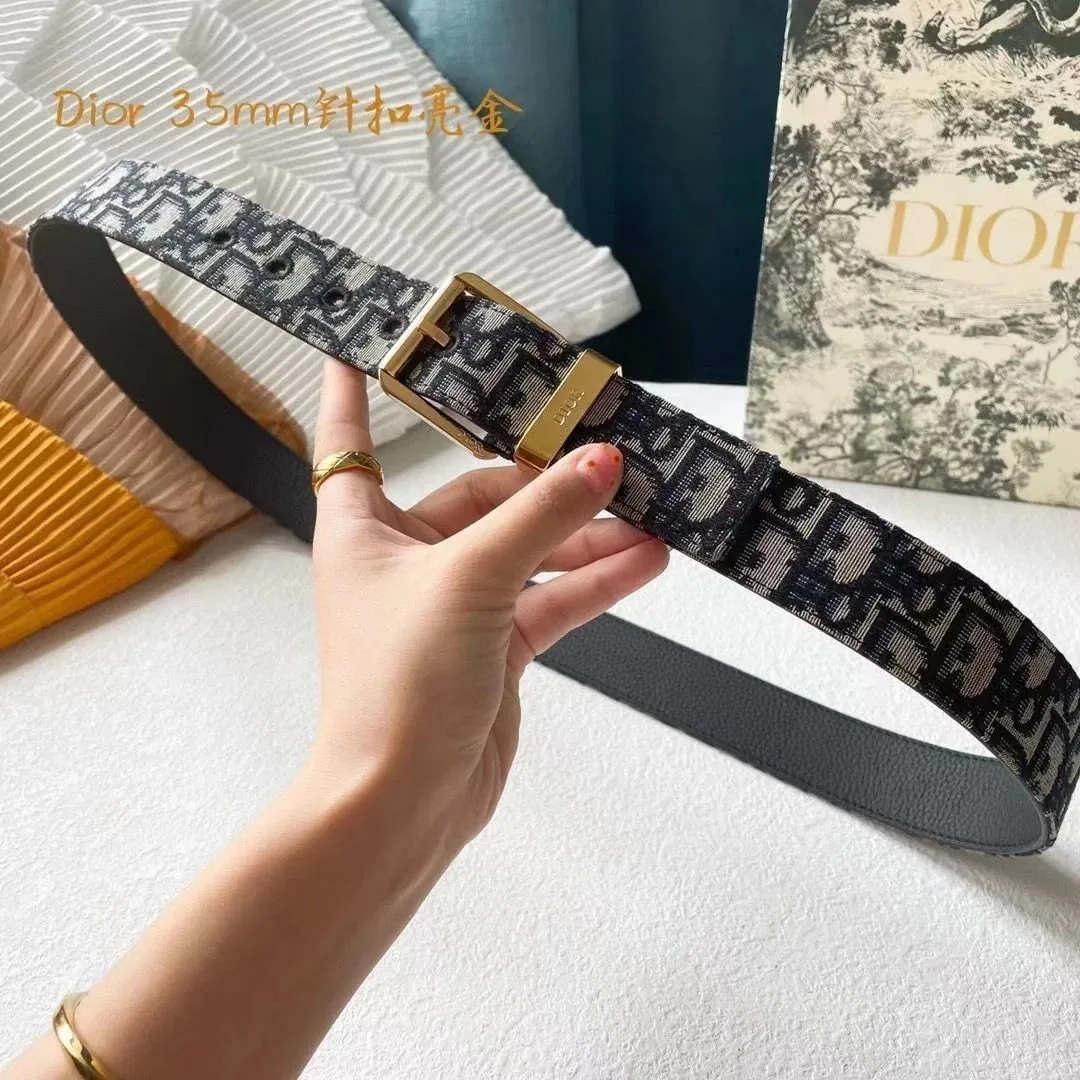 Dior Leather Letter Belt — Photo 15