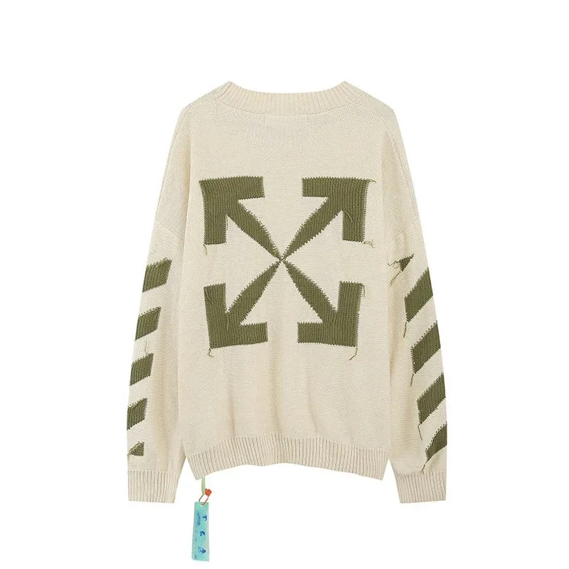 Off-White Knit Sweater — Zdjęcie 2