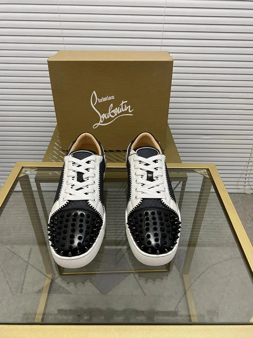 Christian Louboutin Black Low-Top Sneakers — QC