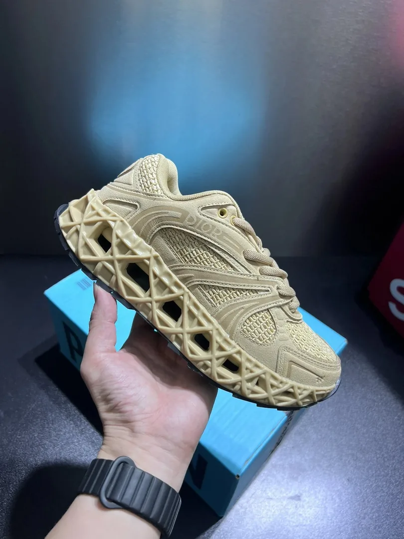 Dior B35 Capsule Cutout Mesh Sneakers — QC