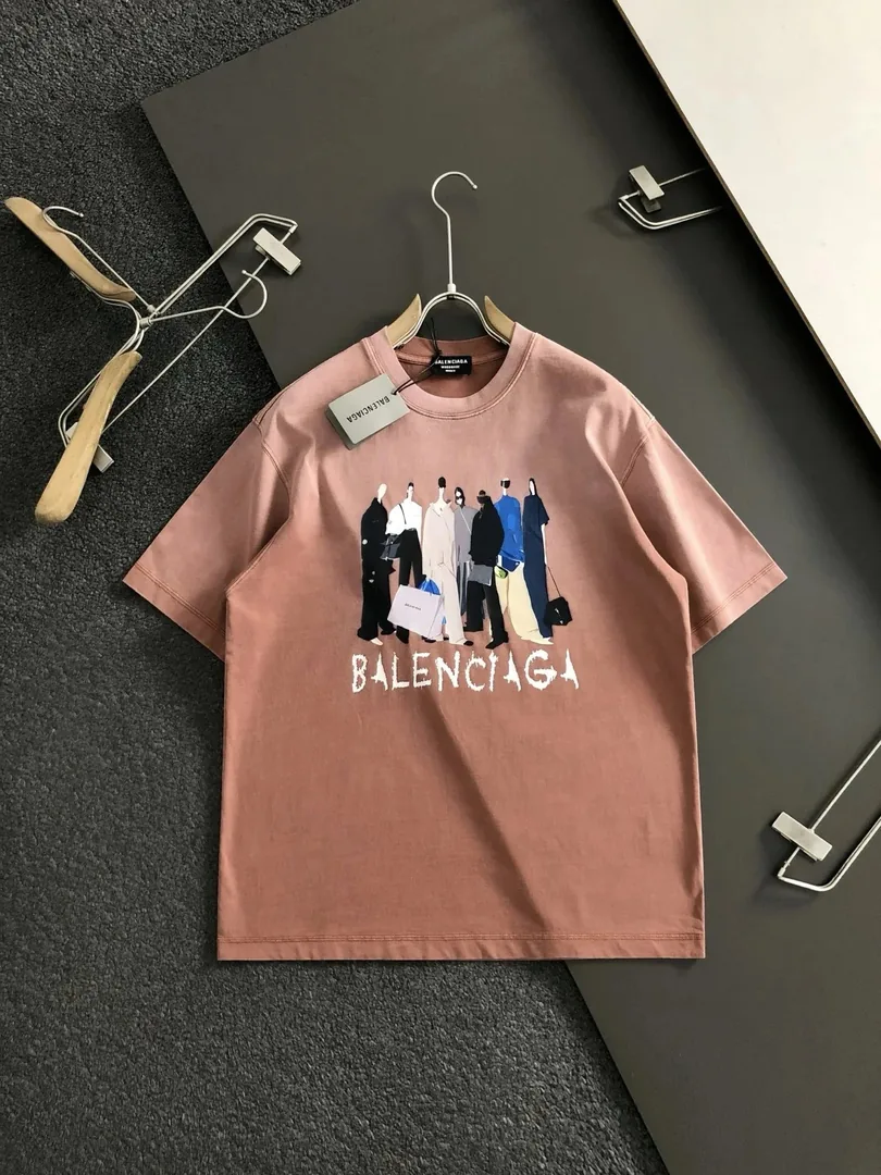 Balenciaga Logo Print T-Shirt Collection — QC