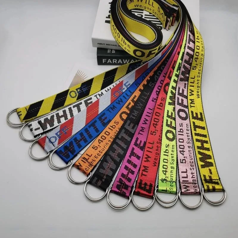Off-White Double Ring Canvas Belt