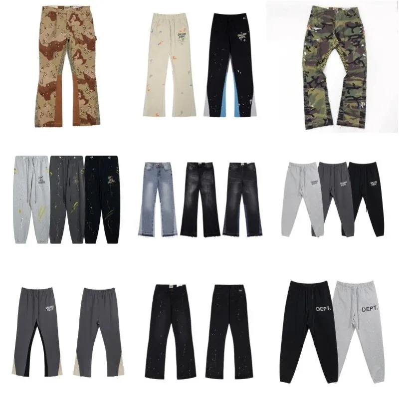 Gallery Dept Splatter Camo Sweatpants