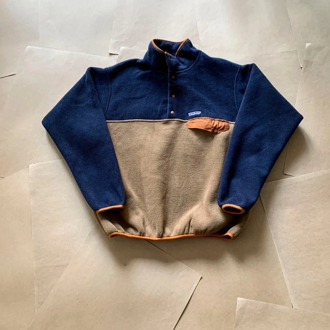 Patagonia Fleece Snap Pullover Jacket — QC