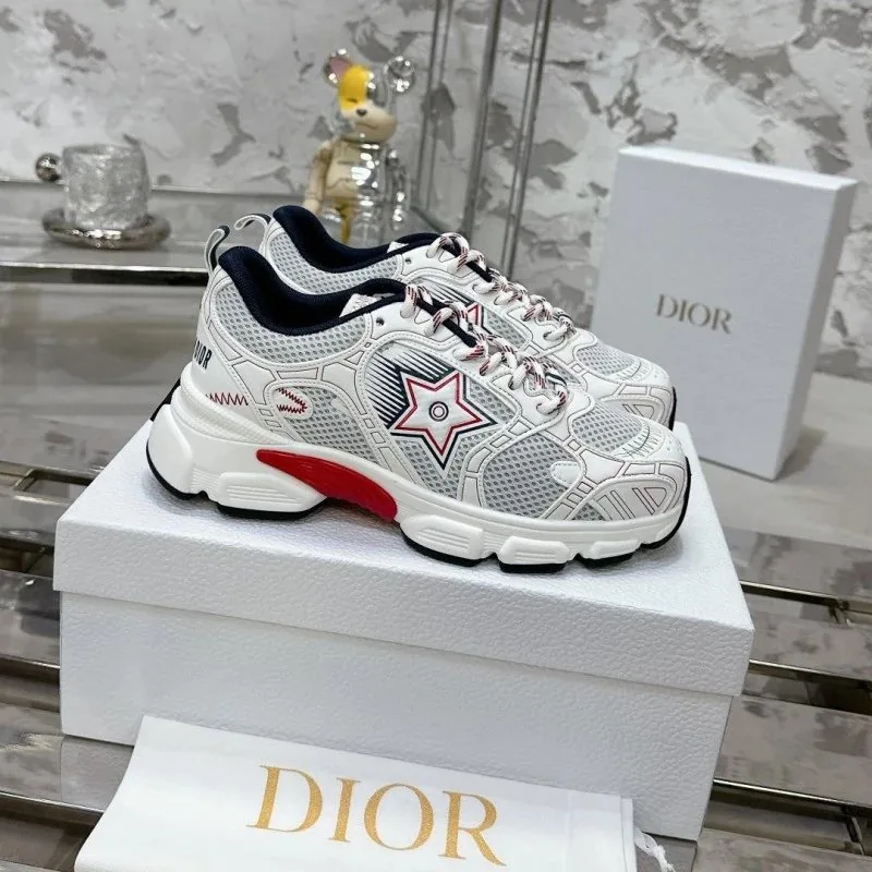 Dior Chrono White Sneakers — QC