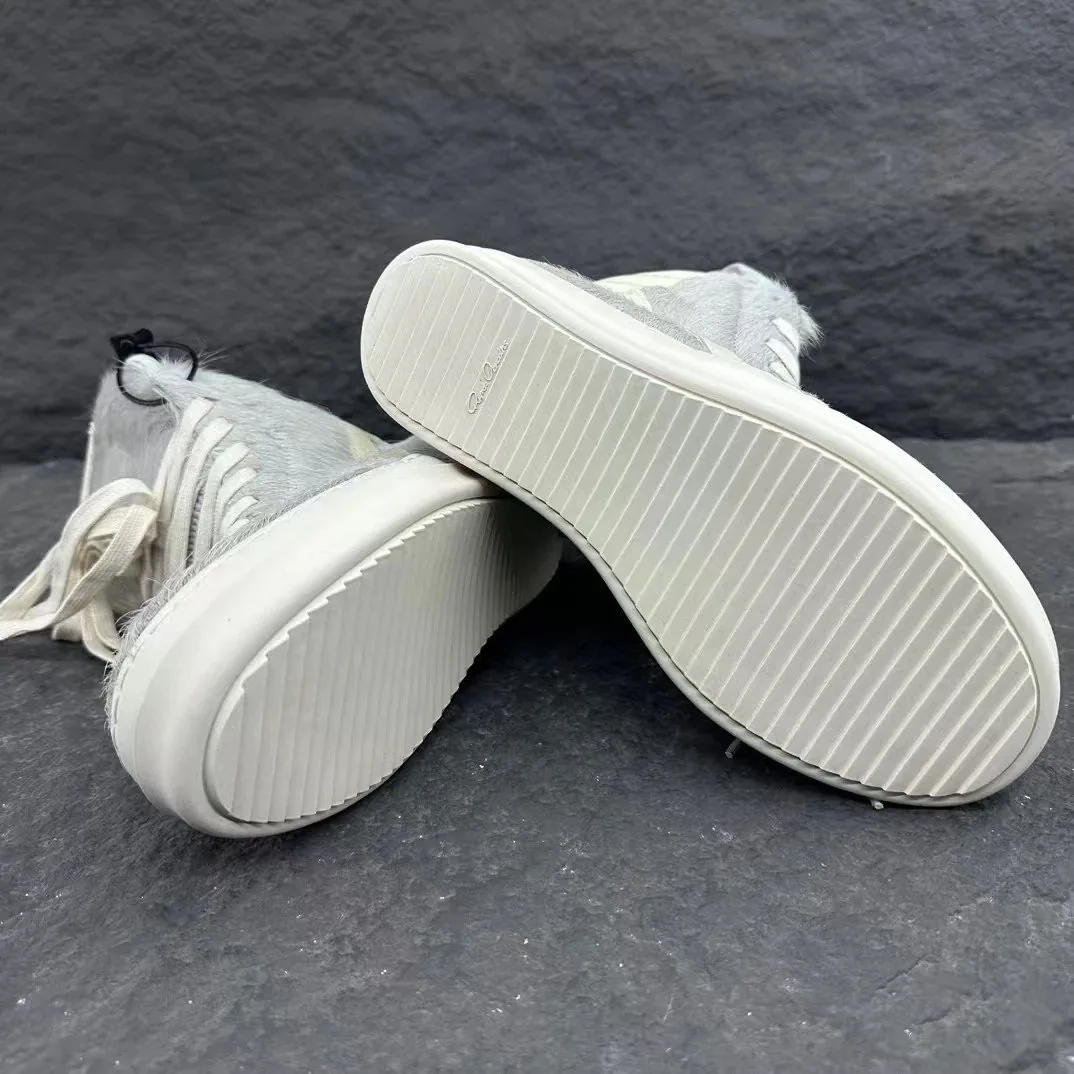 Rick Owens Ramones High-Top Fabled Pony — Photo 8