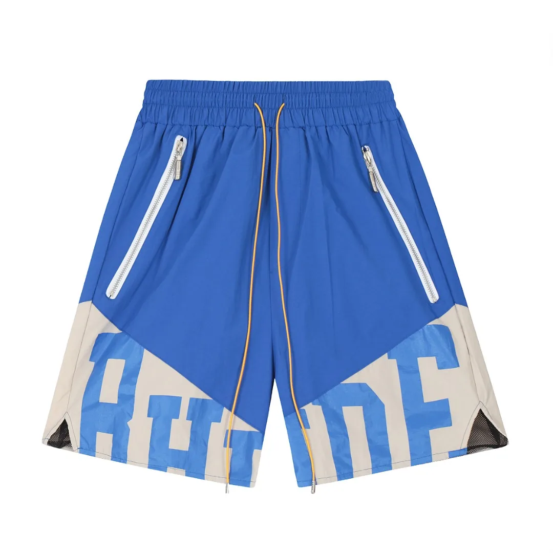 Rhude Logo Mesh Basketball Shorts — QC