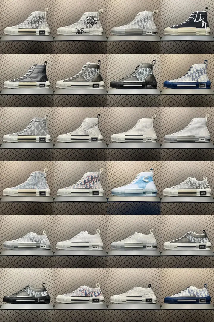 Dior B23 White B-23 Low-Top Sneakers