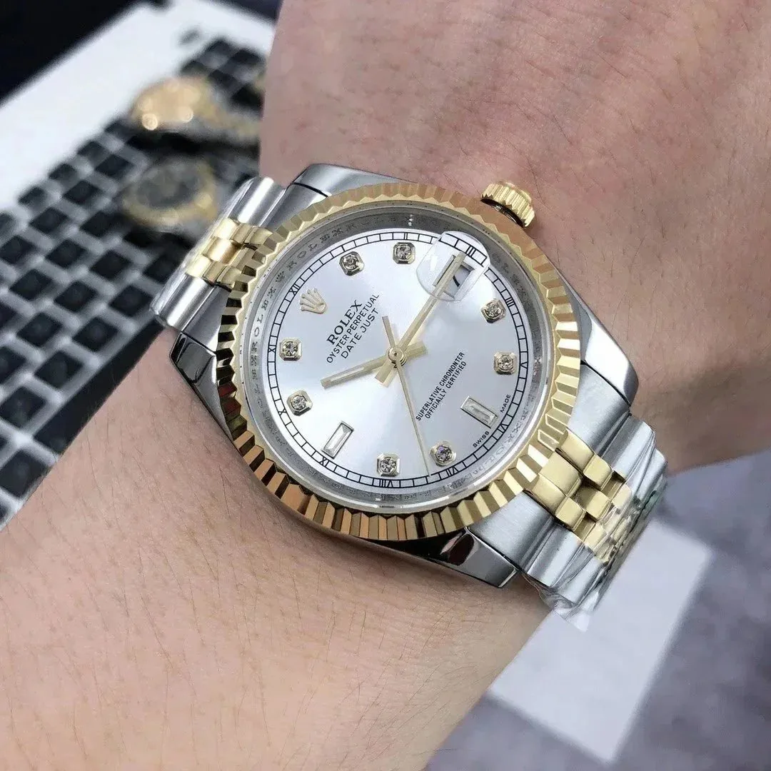 Rolex Oyster Perpetual Datejust Two-Tone Watch — Photo 2