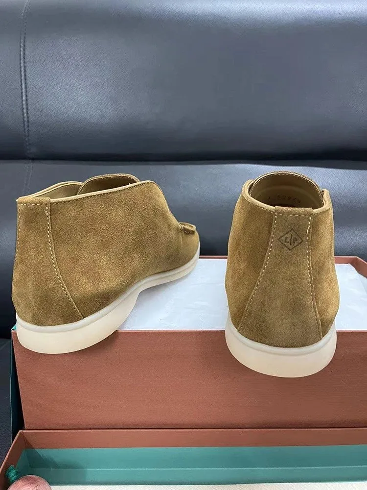 Loro Piana Open Walk Leather Sneakers — QC