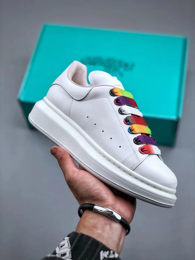 Alexander McQueen Oversized Sneaker White Athletic Sneakers — Photo 6