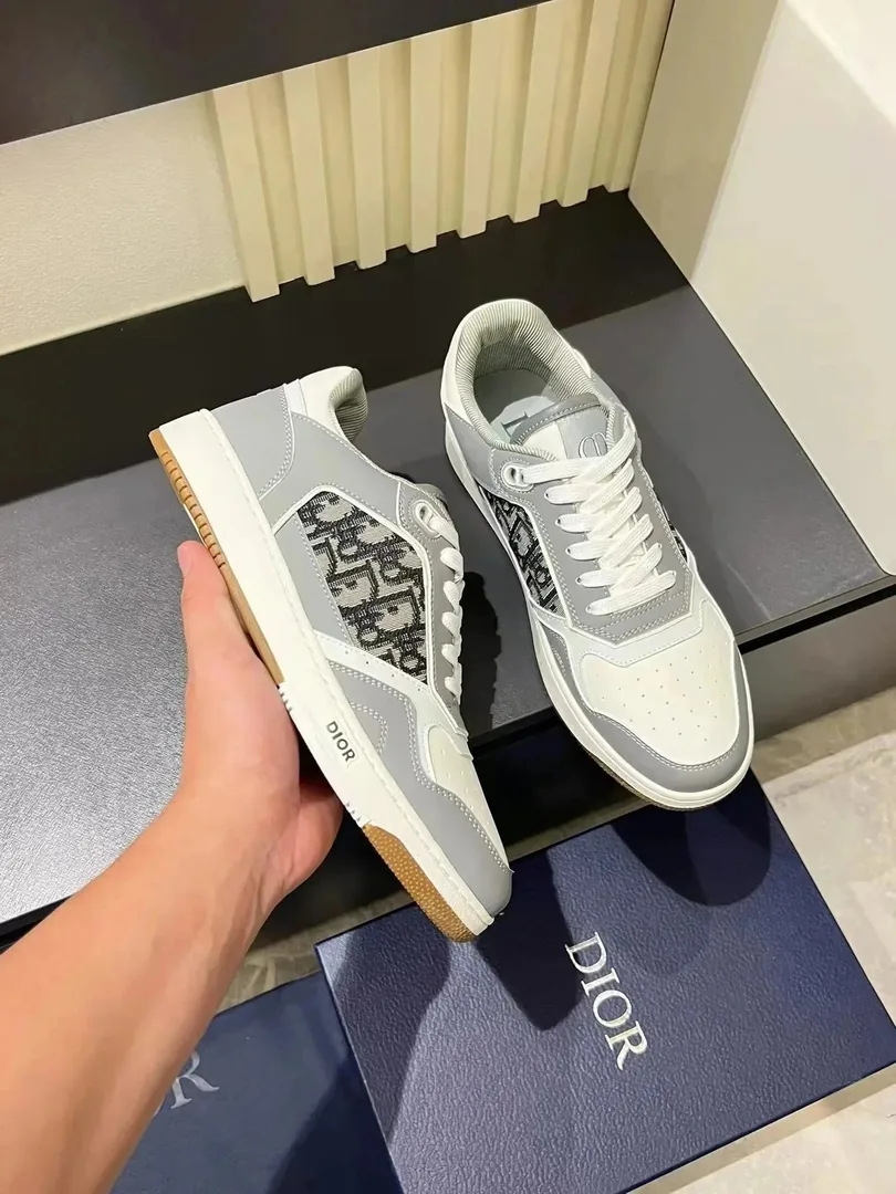 Dior B27 Black White Skate Shoes — QC