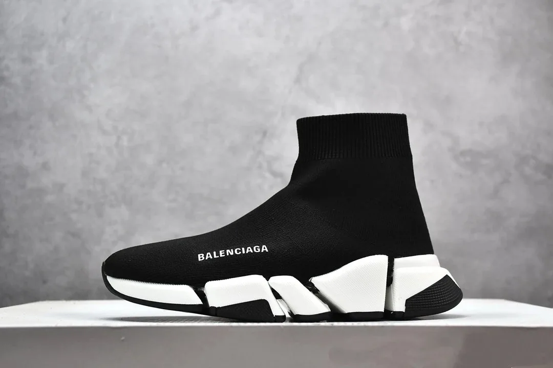 Balenciaga Speed Trainer Runner Black Sock Shoes — QC