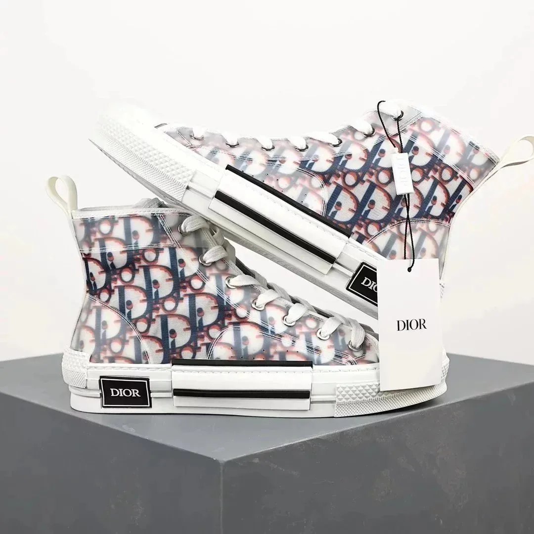 Dior B23 Navy Canvas Shoes — photo 11