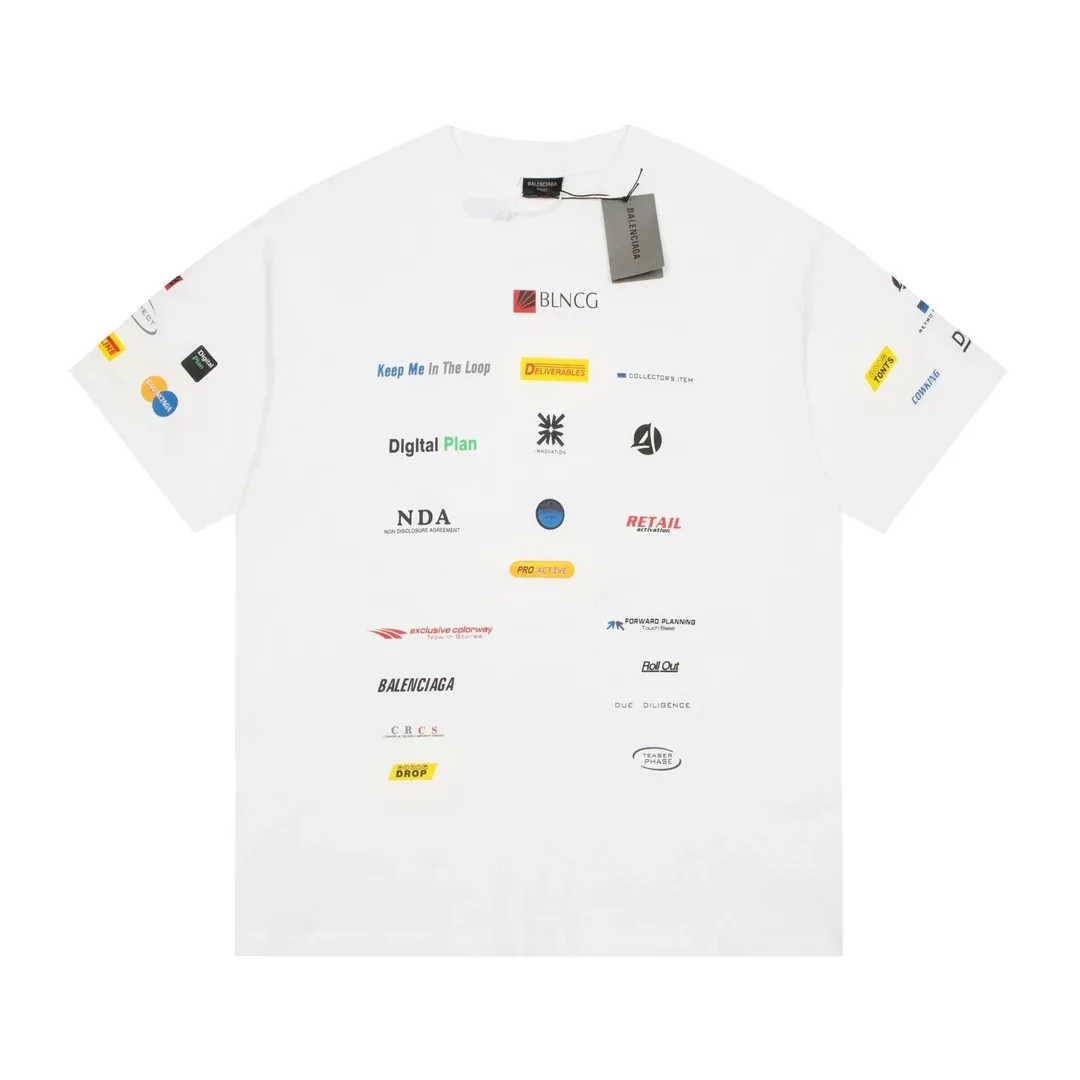 Balenciaga Sports Logo T-Shirt — Photo 9